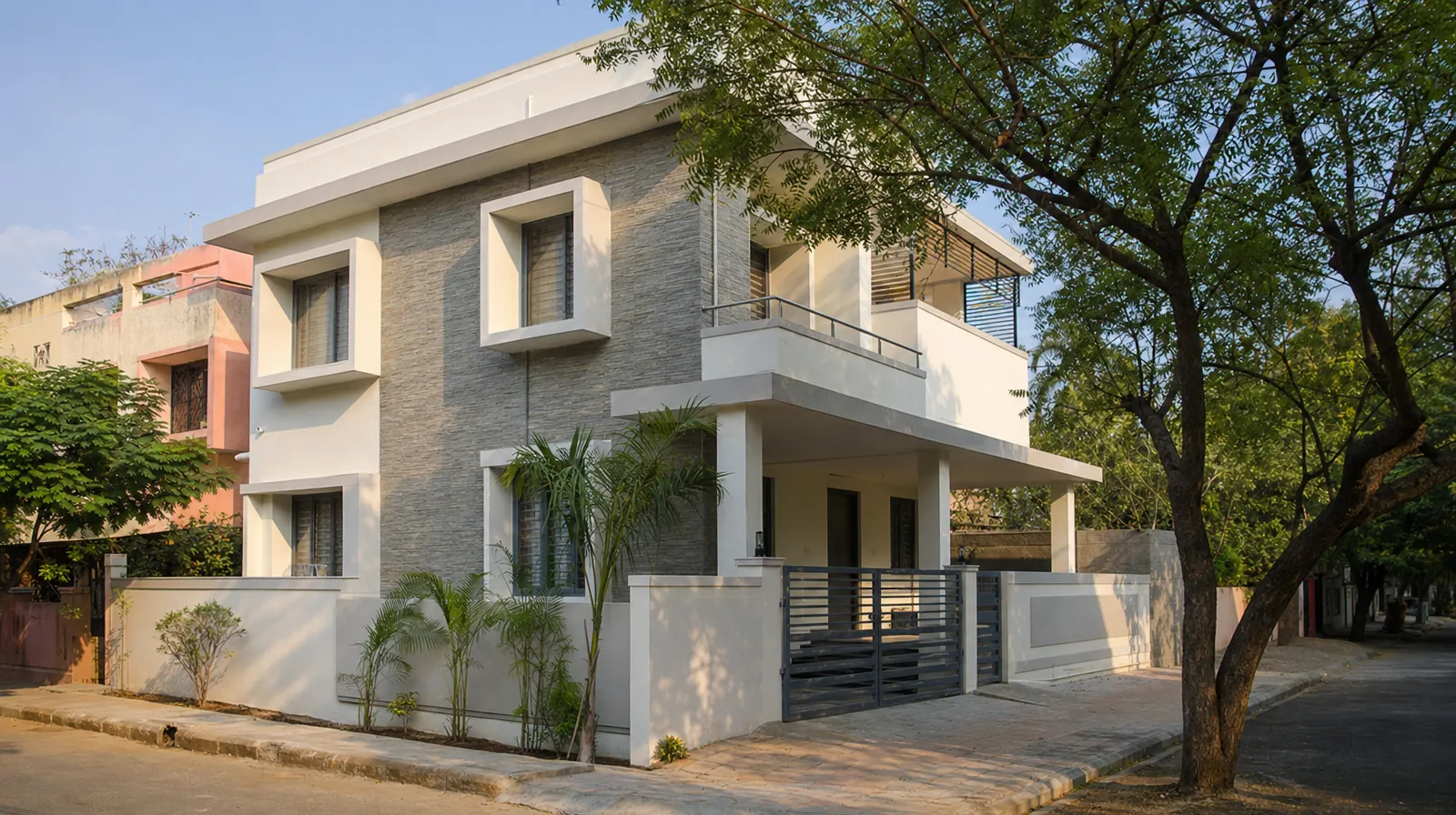 Three-bedroom house, Anna Nagar West, Chennai — design impression