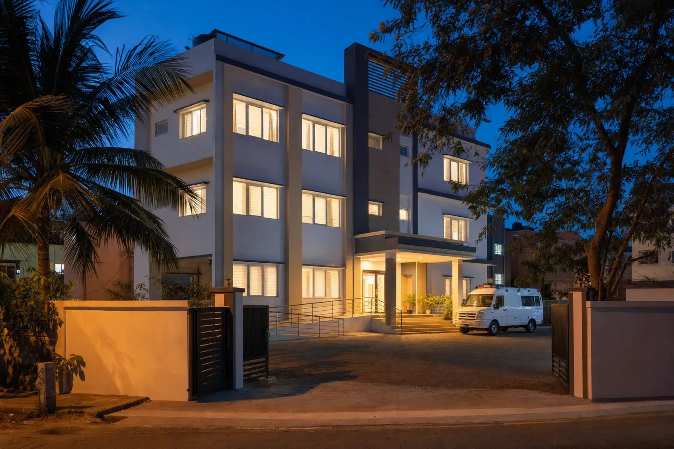 20-bed hospital, Chromepet, Chennai — design impression